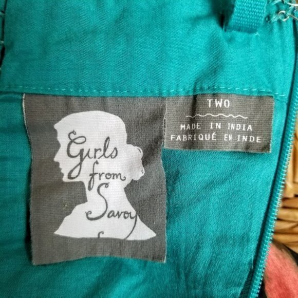 Anthropologie Girls From Savoy Strapless Dress 2 - Picture 8 of 8